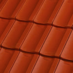 Dachówka płaska Santenay kolor Red